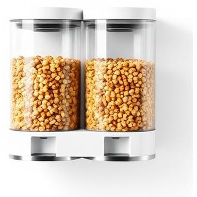 Wall-Mounted Automatic Cereal & Dry Food Dispenser