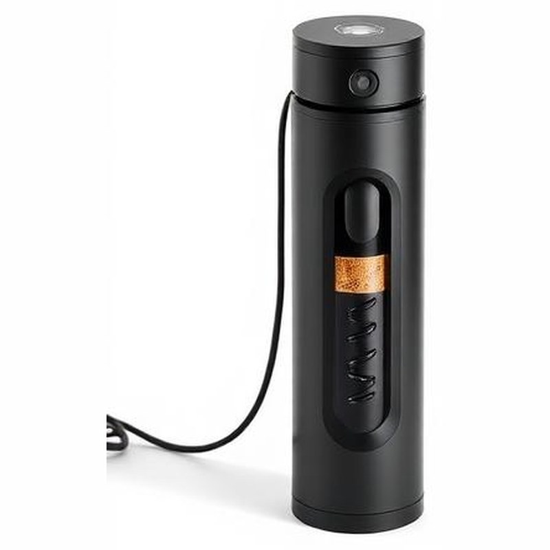 Electric One-Touch Wine Bottle Opener with Foil Cutter