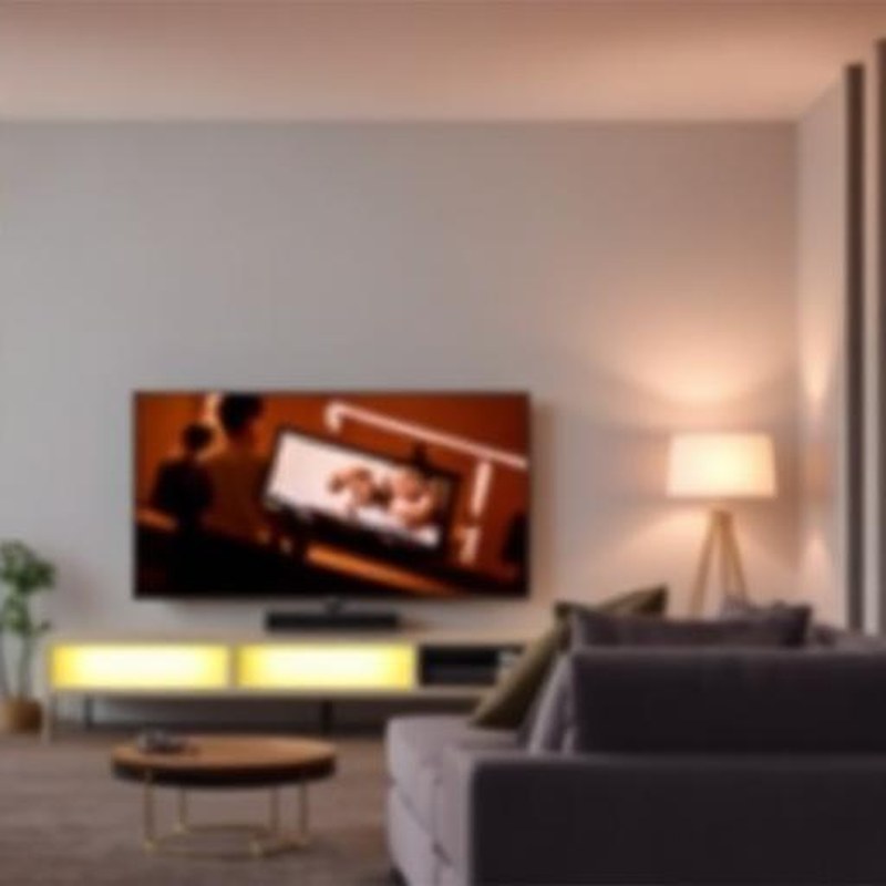 Smart Wi-Fi LED Ambient Light Bars - In use