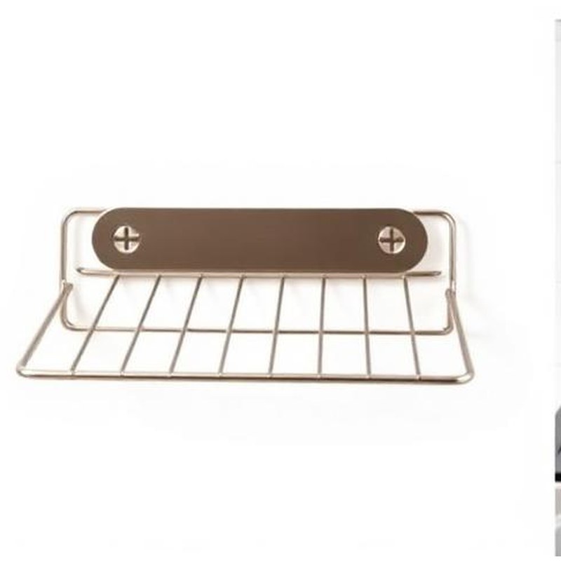 Magnetic Stainless Steel Stove Top Shelf Organizer - Detail view