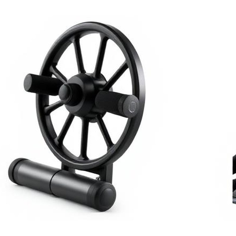 Portable Ab Roller Wheel with Automatic Rebound - Detail view