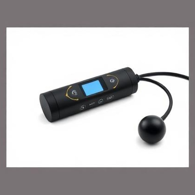 Digital Calorie Jump Rope with Ball Weights - Detail view