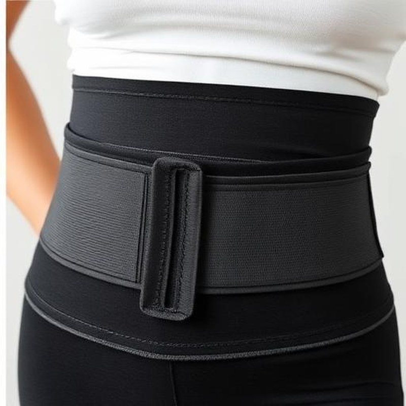 Neoprene Sweat-Enhancing Body Contouring Belt - Detail view