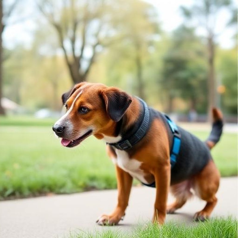 Leakproof Portable Dog Travel Bottle & Treat Dispenser - In use