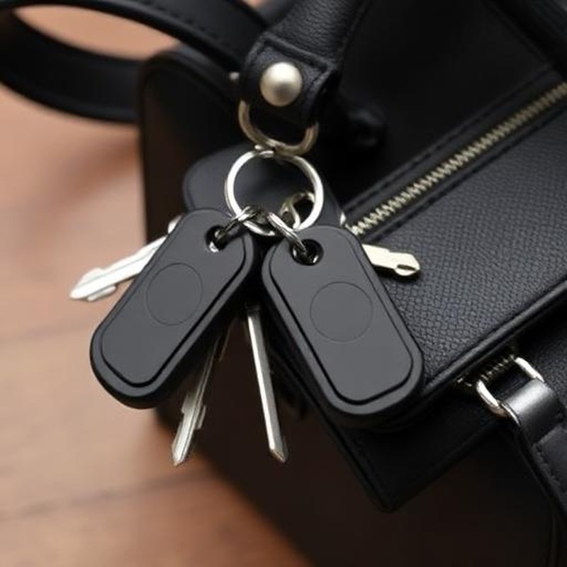 Smart Anti-Loss Bluetooth Key & Bag Finder Tag - In use