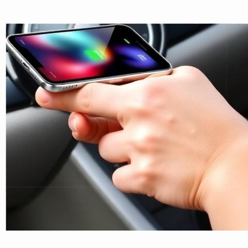 Retractable Multi-Port 4-in-1 Fast Car Charger - In use