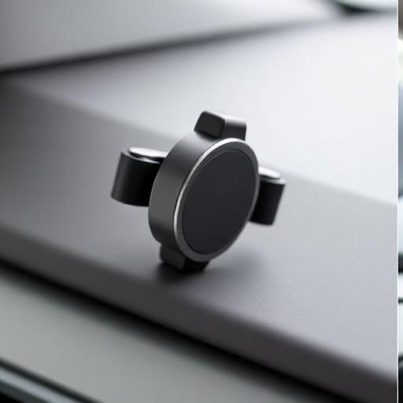 Ultra-Thin Universal Magnetic Car Vent Phone Mount - Detail view