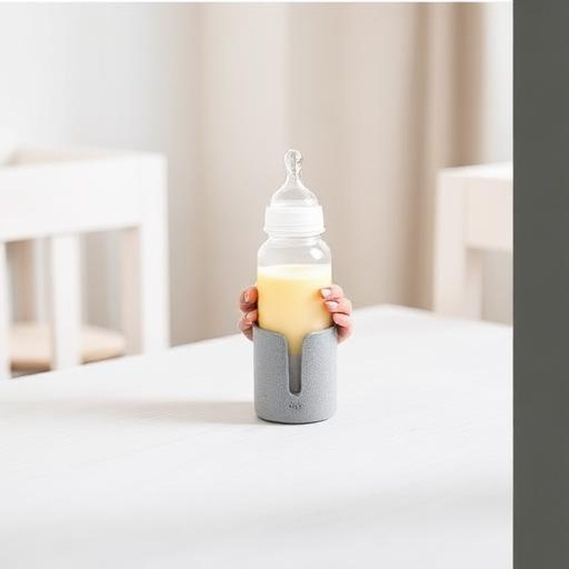 USB Portable Travel Milk Bottle & Formula Warmer - In use