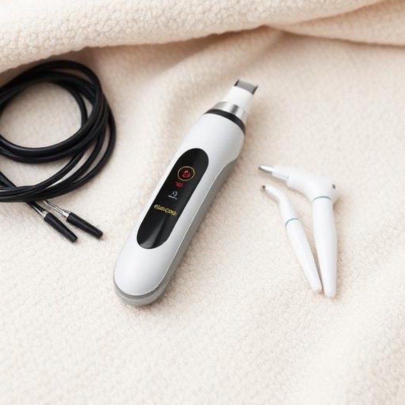 Electric Automatic Baby Nail Trimmer with LED Light - In use