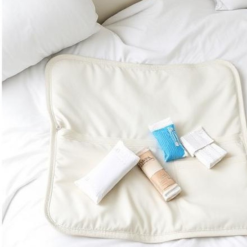 Foldable Compact Baby Changing Pad with Pockets
