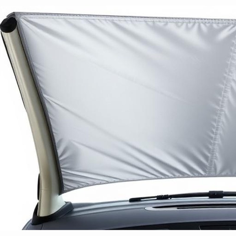 Multi-Layer Retractable Windshield Sunshade Umbrella - Detail view