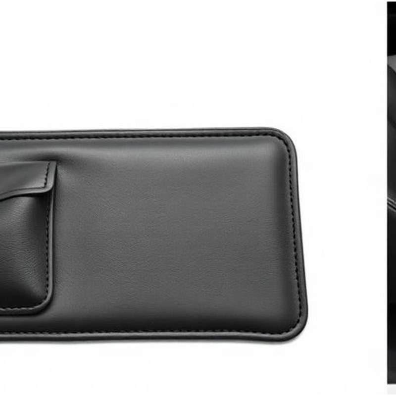 Seat Gap Filler Strip with Dual Storage Pockets - Detail view