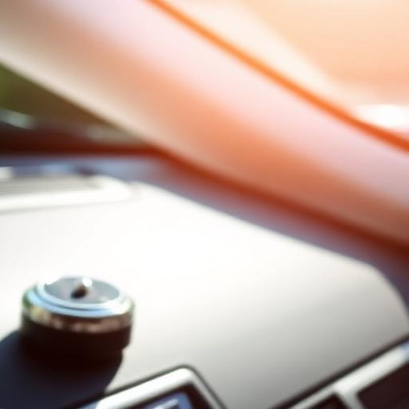 Solar-Powered Rotating Interior Car Aroma Diffuser - In use
